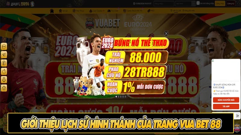 Giới thiệu lịch sử hình thành của trang vua bet 88